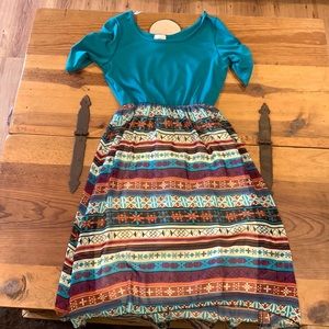 Western style hi/lo Rods Western dress.